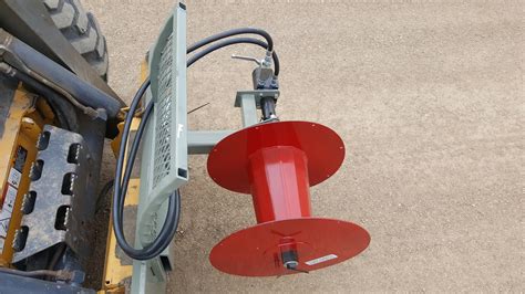 skid steer wire roller|skid steer loader wire winders.